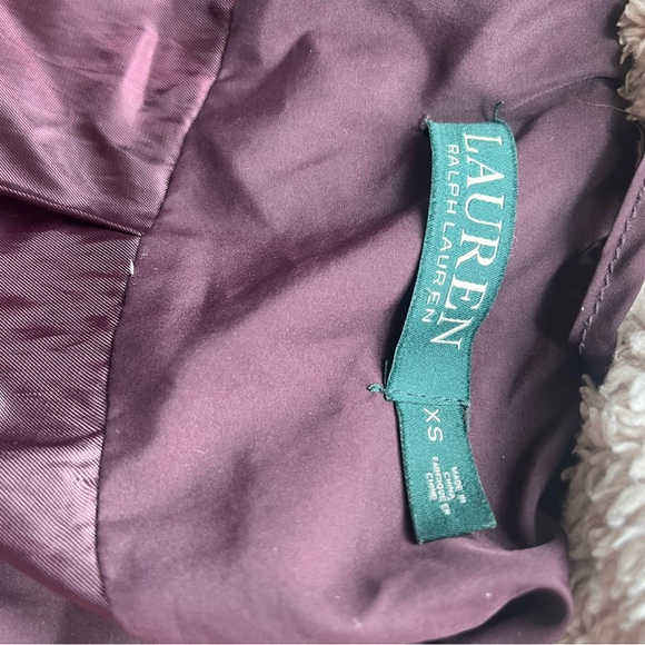 Ralph Lauren purple snow puffer coat - Picture 2 of 6